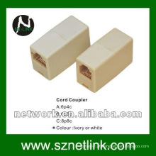 6p4c rj12 Cord Coupler